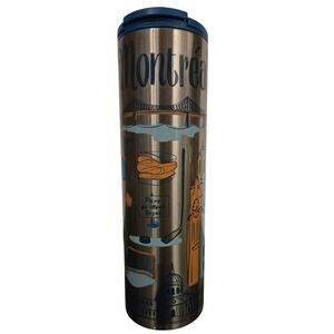 STARBUCKS Been There Series Montreal Canada Travel Tumbler 16 oz Stainless Steel